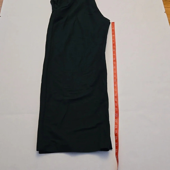 Zara Dark Green Pull On Wide Leg Pants Size LARGE - Picture 10 of 12
